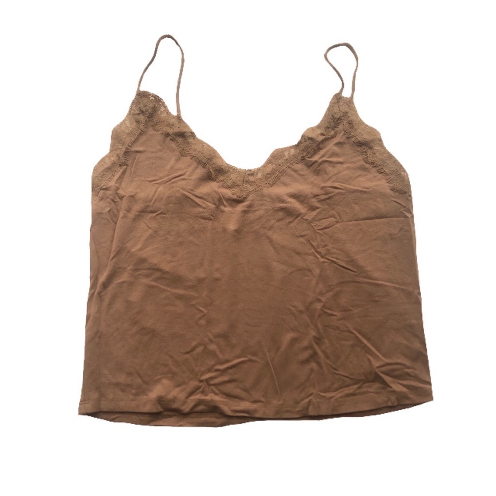 Pacsun LA Hearts Brown flowy tank top